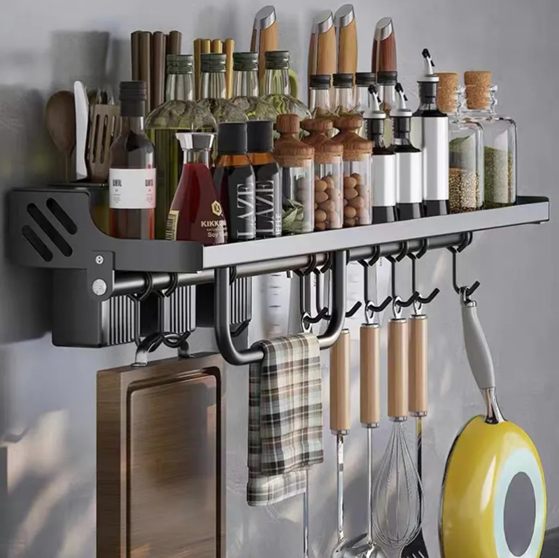 kitchen organizer Knife Stainless Steel Seasoning Racks - 60CM