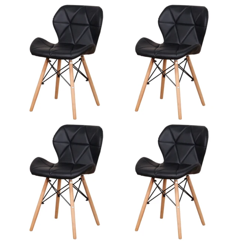 Luxury Dining Chair Living Room Chair Set of 4 Pcs