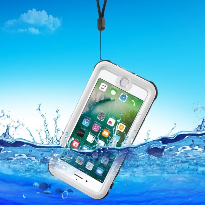 iPhone 6 Plus 6S Plus Rugged Waterproof Case Cover for iPhone 6 Plus/6S Plus - White