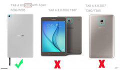 Samsung Galaxy TAB A 8" 2019 Tempered Glass Screen Protector without Homebutton