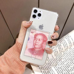 CASEPLAY iPhone 12 Card Pocket Classic Clear Case
