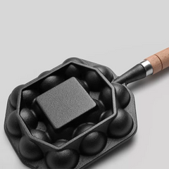 14-Hole Mini Octopus Ball Frying Pan With Wooden Handle