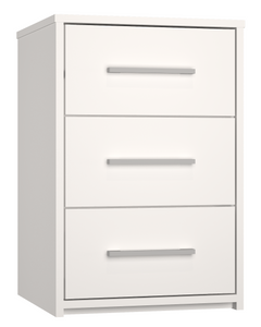 Bedside Table - 3 Drawer - Set of 2