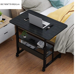 Computer Desk Laptop Table With Wheel - 80 CM