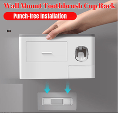 Bathroom Tooth Brush Holder Toothpaste Dispenser