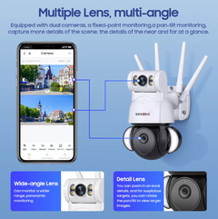 4MP Panoramic CCTV Outdoor Dome Security Surveillance Wireless Wifi IP Camera