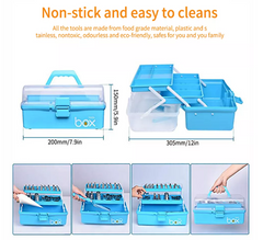 Cake Decorating with Storage Box 236 Pcs Piping Tips Nozzles Set