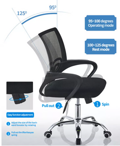 Modern Computer Desk Swivel Ergonomic Office Chair