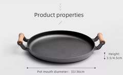 Cast Iron Pan For Pizza Or Cooking
