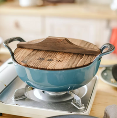 Enamel Cast Iron Soup Pot With Double Ears Wok