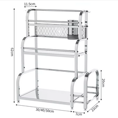 Kitchen Spice Organizer Rack Stainless Steel