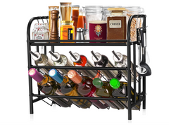 3 Tier Easy pick Bottle Spice Rack Sauce bottle Rack