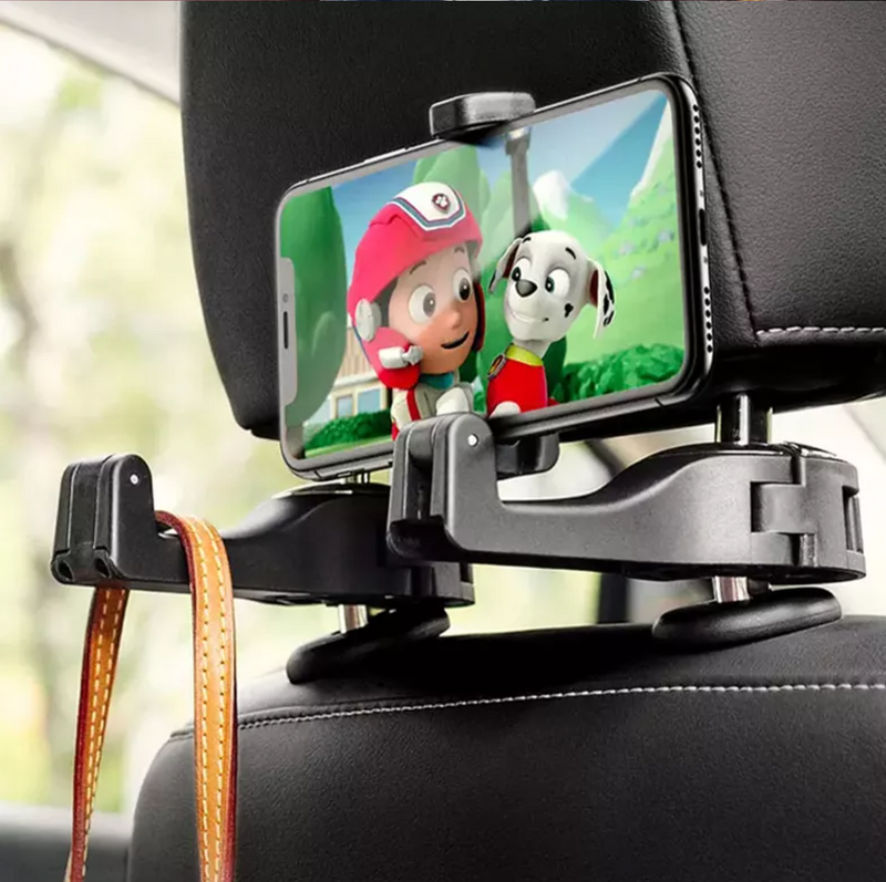 Car Headrest Adjustable Phone Holder Mobile Phone Mount
