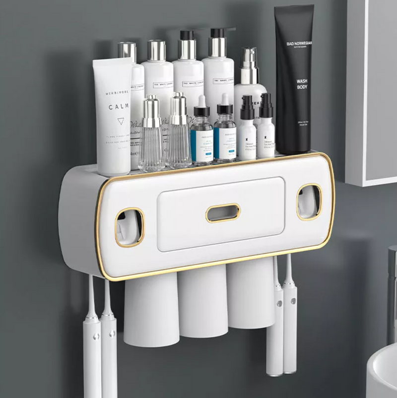 Toothpaste Dispenser with 3 cups