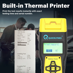 Battery Tester Built-in Printer