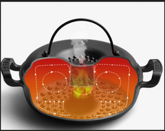 28CM Non-stick roasted pot roasted cast iron pot