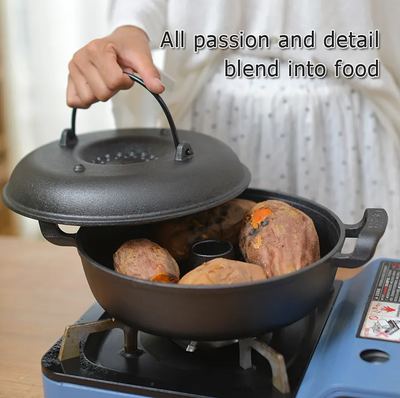 28CM Non-stick roasted pot roasted cast iron pot