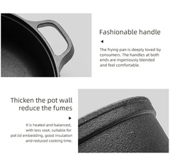 Cast Iron Pre-Seasoned Cast Iron Frying Pan
