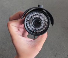 8MP Outdoor Security Camera System - 4 Camera Black