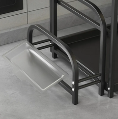Stainless Steel Kitchen Corner Organizer Shelf Standing Rack Bathroom Organizer