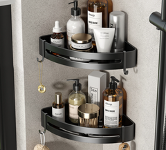 Bathroom Wall Mounted Toiletries Storage Shelf