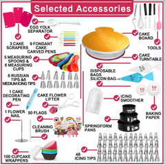 464pcs Pcs Piping Tips Nozzles Set Cake Decorating kit
