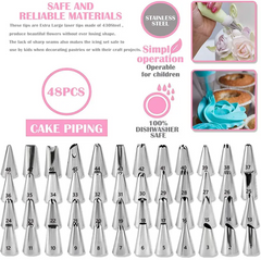 464pcs Pcs Piping Tips Nozzles Set Cake Decorating kit