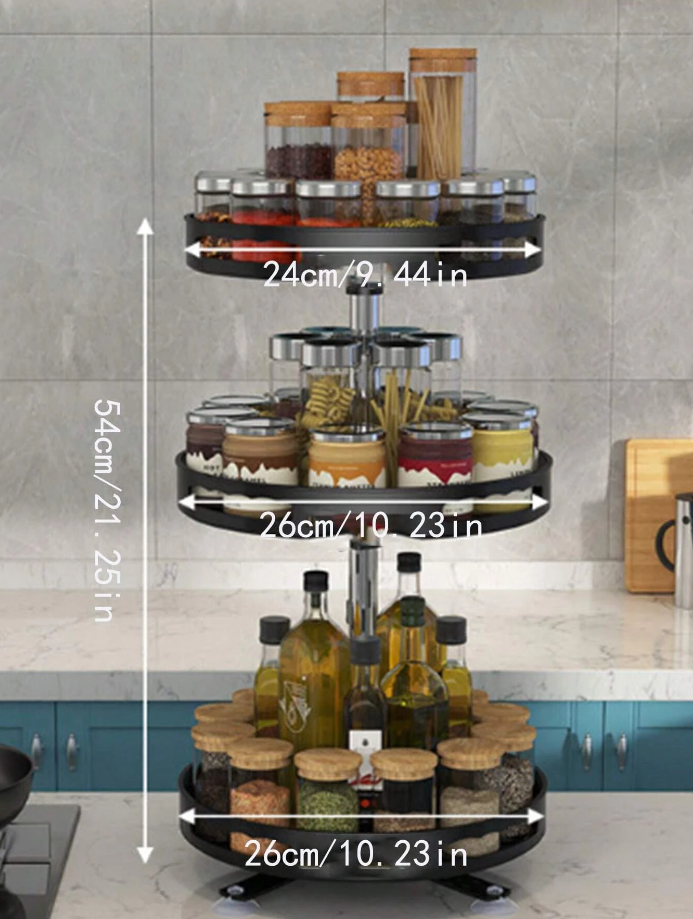 Spice Storage Organizer Rack