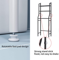 3 Layers over the washing machine storage rack shelf organizer