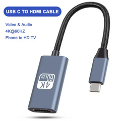 Type C to HDMI Adapter Cable 4K 60Hz