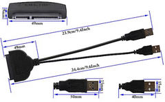 Cable for 2.5 inch HDD SSD Adapter