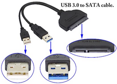 Cable for 2.5 inch HDD SSD Adapter