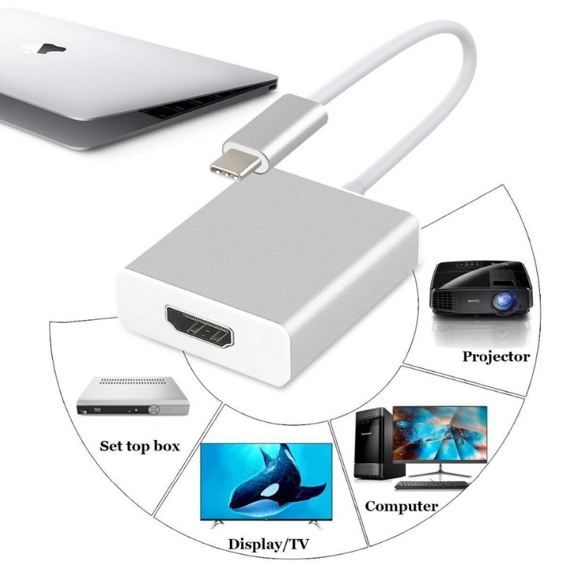 USB C Type C to HDMI Adapter 4K 30HZ