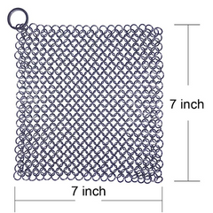 Stainless Steel Scrubber Cast Iron Cleaner