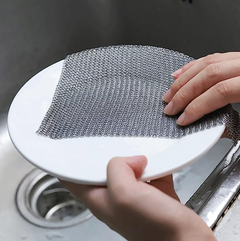 Stainless Steel Scrubber Cast Iron Cleaner