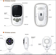 Baby Monitor Wireless Video Baby Monitor Two-Way Audio