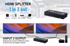 HDMI Splitter 4K 1 in 2 Out