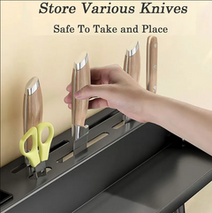 kitchen organizer Knife Stainless Steel Seasoning Racks - 60CM