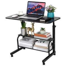Computer Desk Laptop Table With Wheel - 80 CM