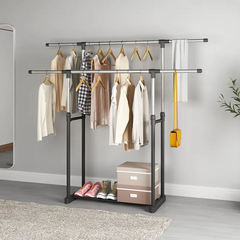 Cloth Rack with Shoe Rack