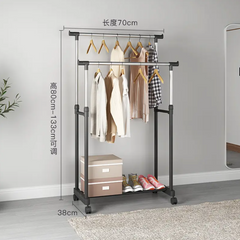 Cloth Rack with Shoe Rack