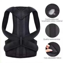 Adjustable back shoulder posture corrector belt