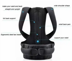 Adjustable back shoulder posture corrector belt