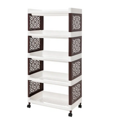 Bedroom Kitchen 5 Tier Storage Rack Trolley