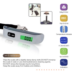 Digital Travel Suitcase Scale Travel Bag Portable Luggage Scale