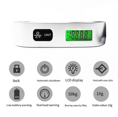 Digital Travel Suitcase Scale Travel Bag Portable Luggage Scale