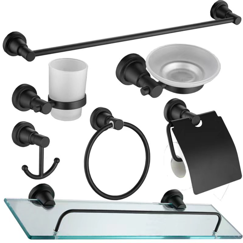 Bathroom Accessories Set Towel Holder Toilet Roll Holder etc