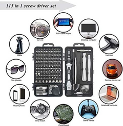 115 in 1 Precision Screwdriver Set with Case