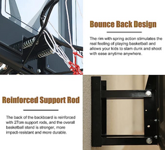 Indoor Outdoor Fixed Wall Mounted Basketball Hoop