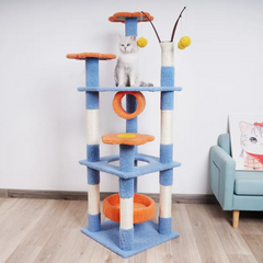 Cat Tower Colorful Cat Condo Tower 155 CM